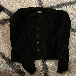 Girls black cardigan. Art class brand. Size L.